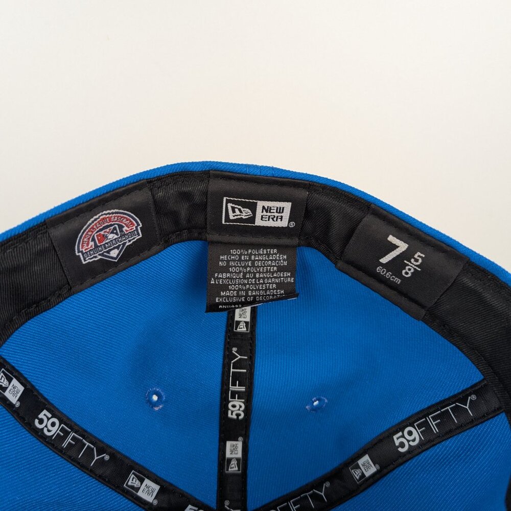 New Era Royal Blue and Black Snapback Cap with Rocket Mascot - Picture 7 of 7
